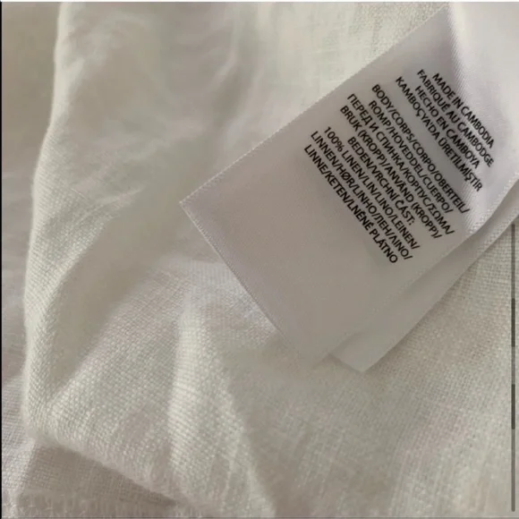 New Ralph Lauren Maxi Linen White Long Dress - Picture 10 of 13